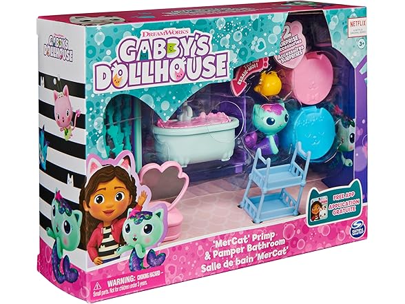 Gabby’s Dollhouse, Primp and Pamper Bathroom