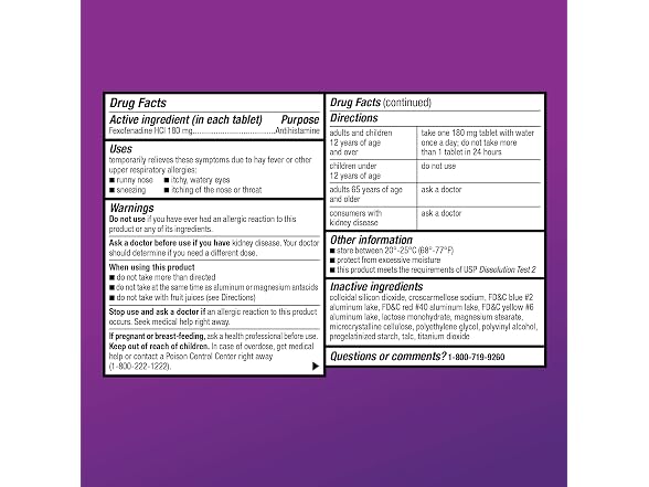 Amazon Basic Care | All Day 180 mg