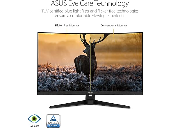 ASUS TUF Gaming 32” FHD Curved Gaming Monito