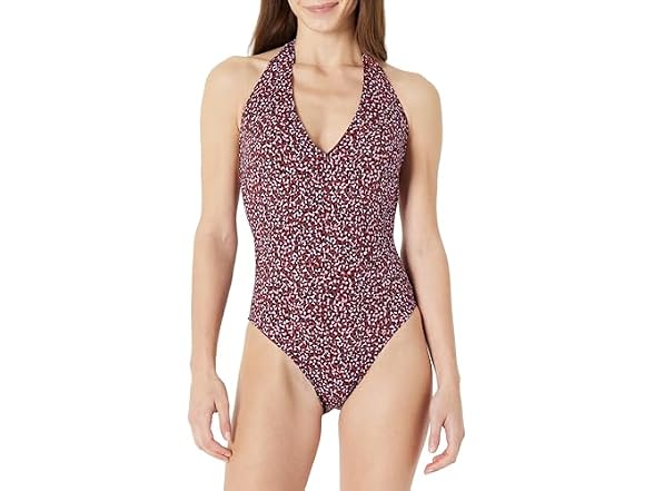 Amazon Essentials Women Halter One Piece Swimsuit