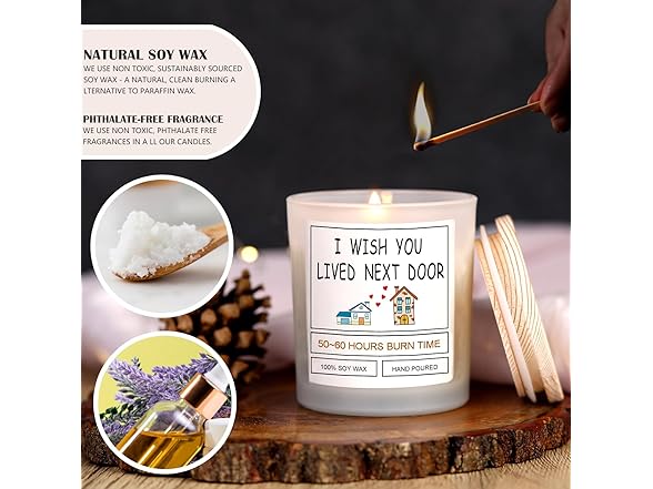MVKIOCEN Best Friend Candle Gift
