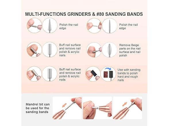 COSITTE COSITTE Electric Nail Drill, USB Electri