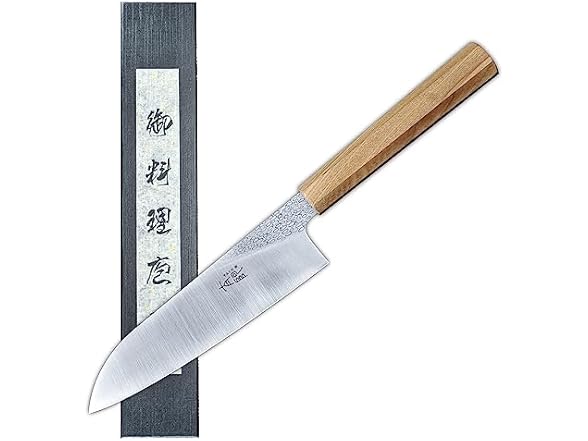 TAIE Kitchen 7in Japanese Santoku Knife