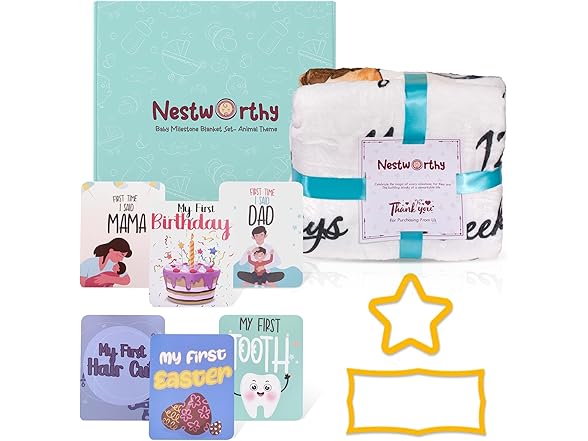 Baby Monthly Milestone Blanket