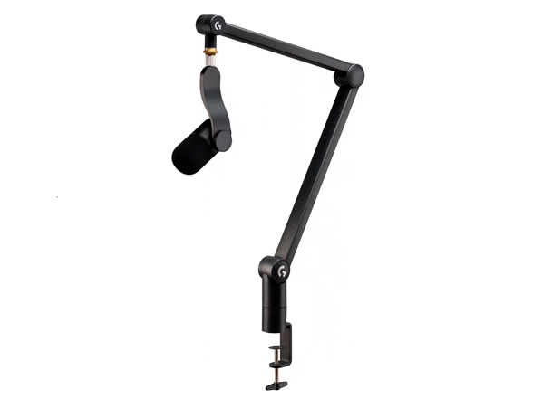 Logitech Yeticaster GX RGB Microphone and Boom Arm