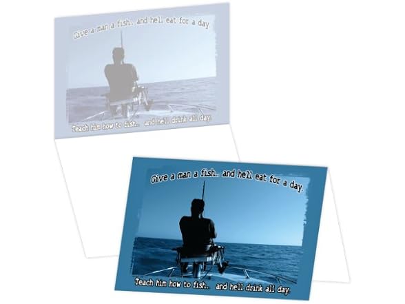 Teach Fishing Boxed Card Set