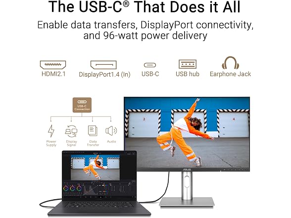 ASUS ProArt PA27JCV 27" 5K HDR IPS Professional Monitor