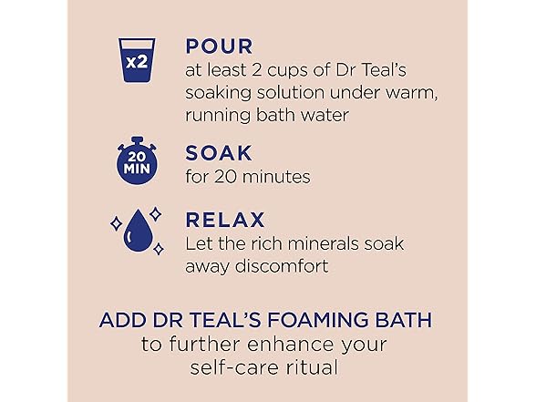 Dr Teal's Epsom Salt Shea & Almond 3lbs