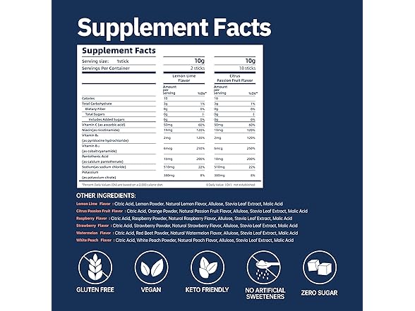 Electrolytes Powder Packets (0.36 oz*20)