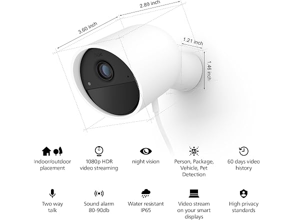 Philips Hue Secure Wired Camera-2 Pack