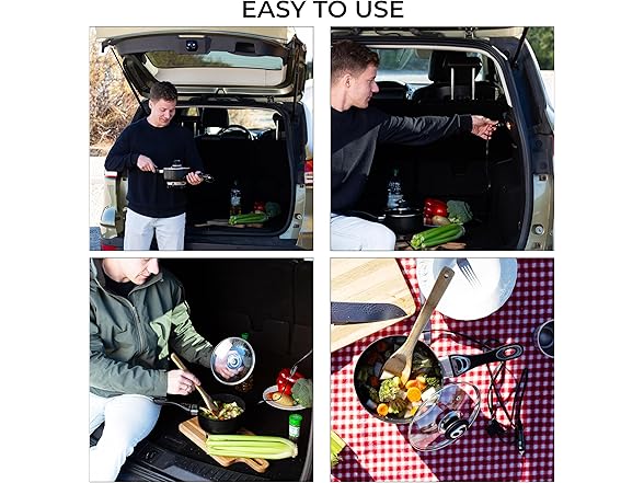 Zone Tech CT0007 12V SaucePan with Glass Lid 