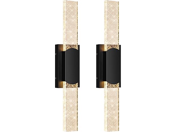 BesLowe Wall Lights, 23.5" LED Sconce 2Pk