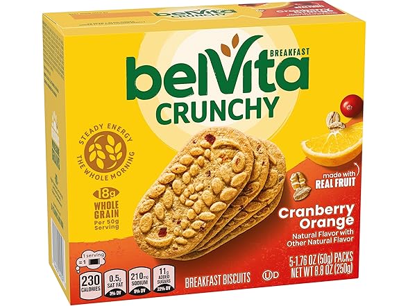 belVita Cranberry Orange 5pk