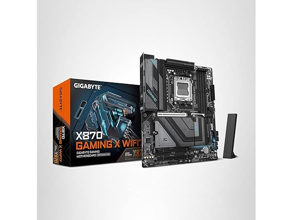 GIGABYTE X870 Gaming X WIFI7 AMD AM5 LGA 1718 Motherboard, ATX, DDR5, 3X M.2, PCIe 5.0, USB4, WIFI7, 2.5GbE LAN, EZ-Latch, 5-Year Warranty (Open Box)