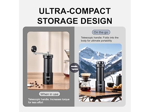 Viesimple V4 Manual Coffee Grinder