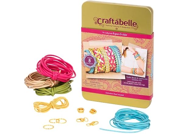 Suede, Braid, & Leatherette Bracelet Kit