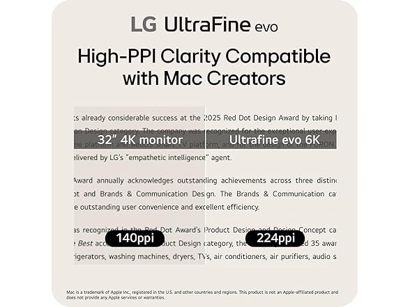 LG 32" UltraFine evo 6K Nano 60Hz IPS Black Professional Monito