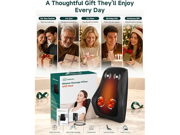 4D Shiatsu Neck & Back Massager