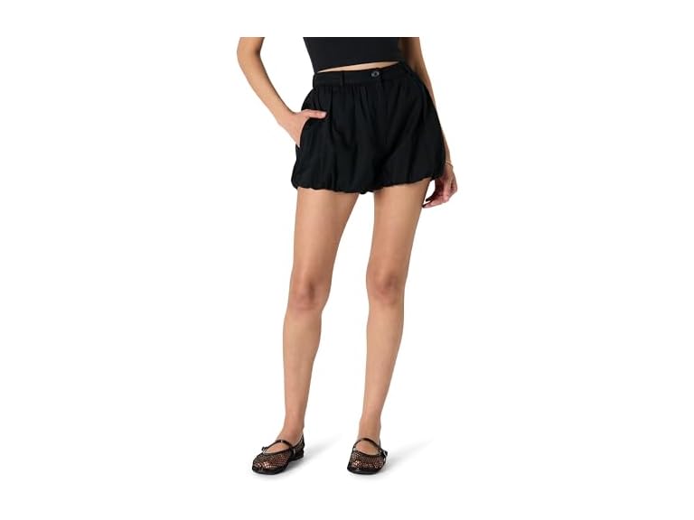 The Drop Women (XXL) Lola Cotton Mini Short Black