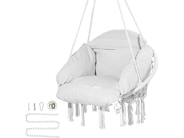 Hanging Hammock Swing Chair, Macramé Hanging
