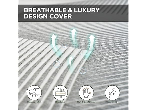 DIGLANT King Mattress, 14" Hybrid Mattress