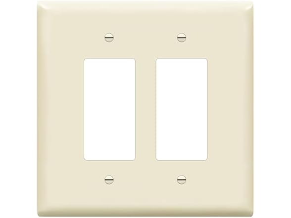 ENERLITES Double Decorator Switch Cover