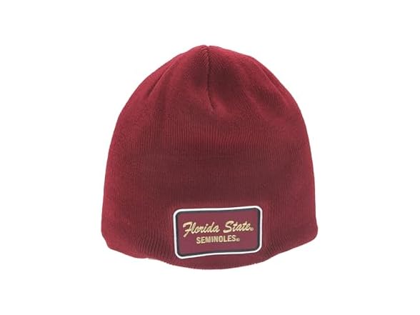 FSU Beanie Edge Patch Brick Team Color