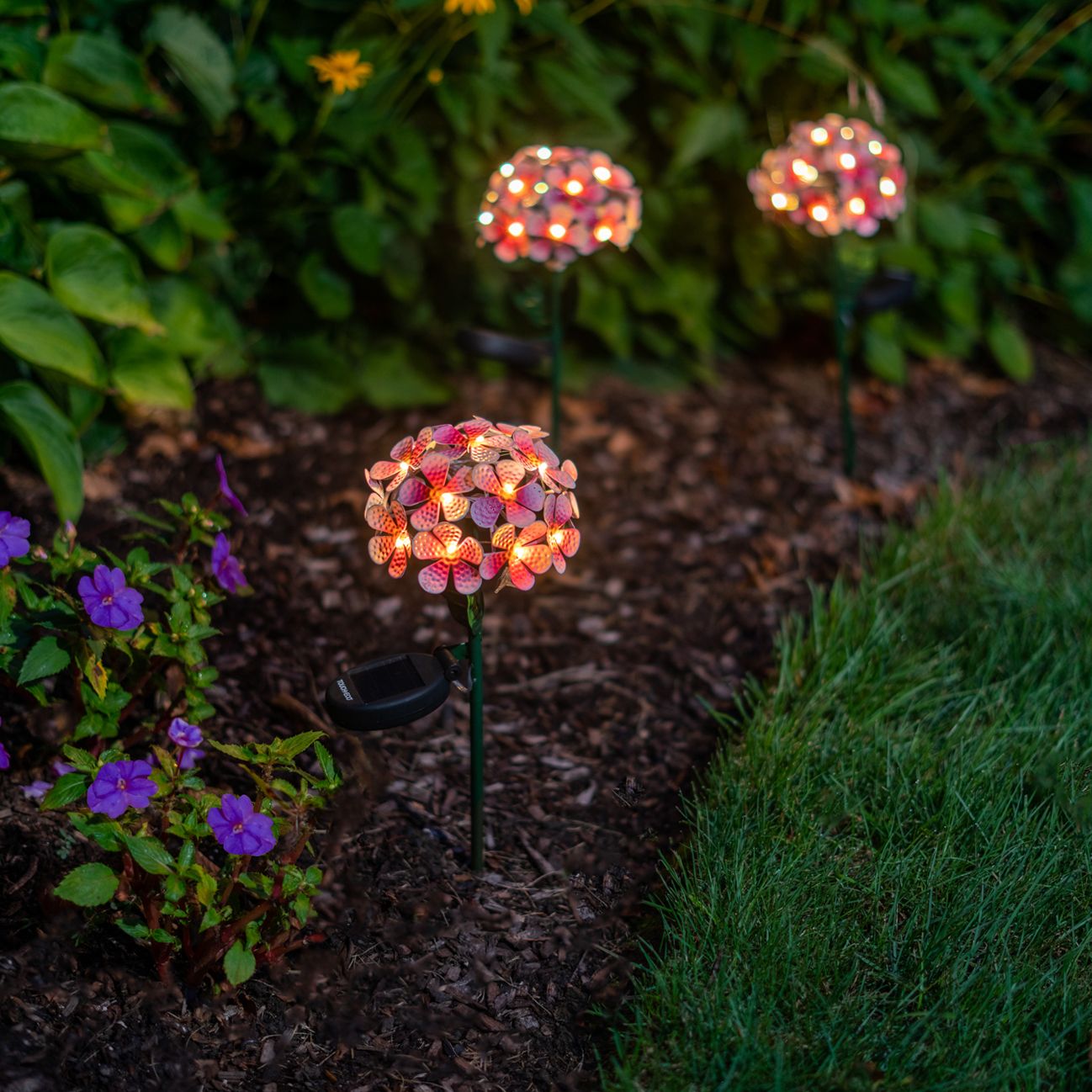 Touch of ECO Solar LED Metal Floralite - Gallery 24