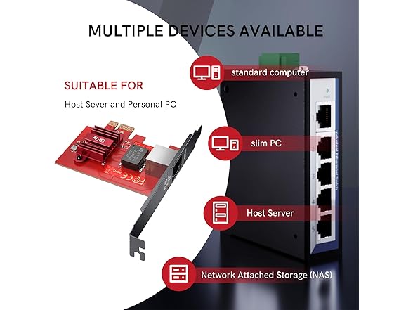 QFly 2.5G PCIe Network Card