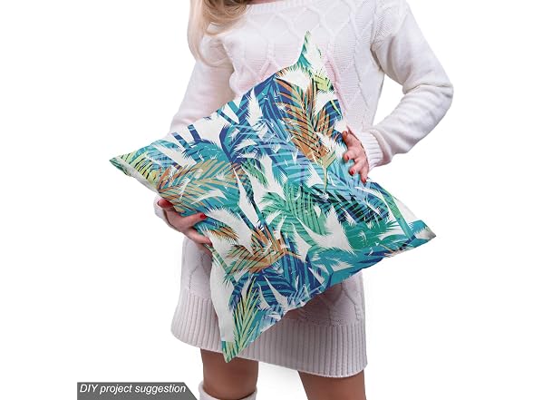 Ambesonne Palm Leaf Fabric by The Yard, Tropical
