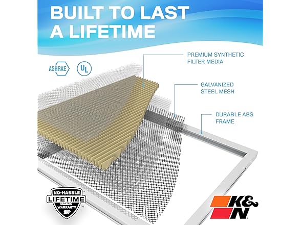 K&N 14x24x1 HVAC Furnace Air Filter