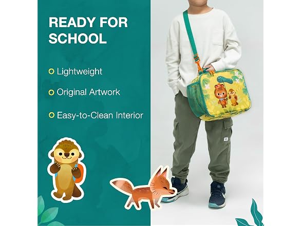 Kids JoJo the Bear's School Adventure, Jungle, Lunch Bag
