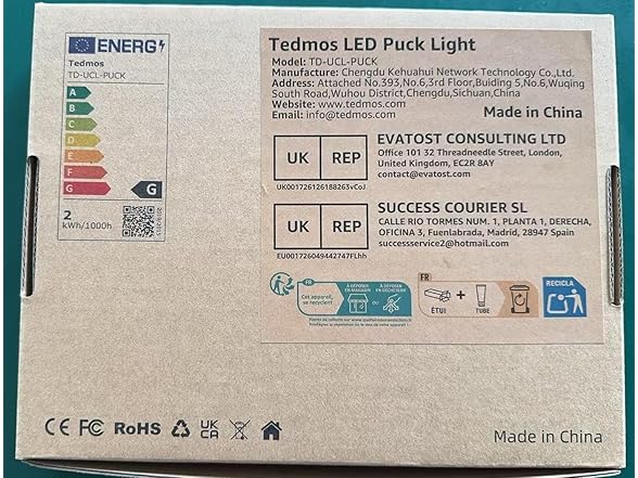Tedmos  USB Rechargeable Wall Light