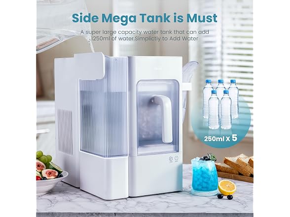 Gevi Adella Nugget Ice Maker, 40 lbs