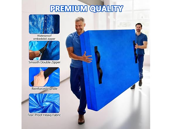 Demiwise Heavy Duty Mattress Bags Blue