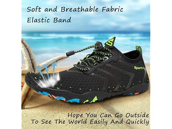 Yalox Women Water Shoes Men's Women's Swim Socks