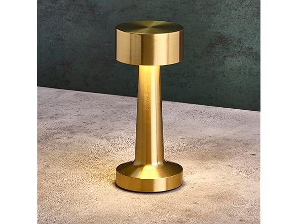 Elements 8.4" Gold LED Desk Lamp