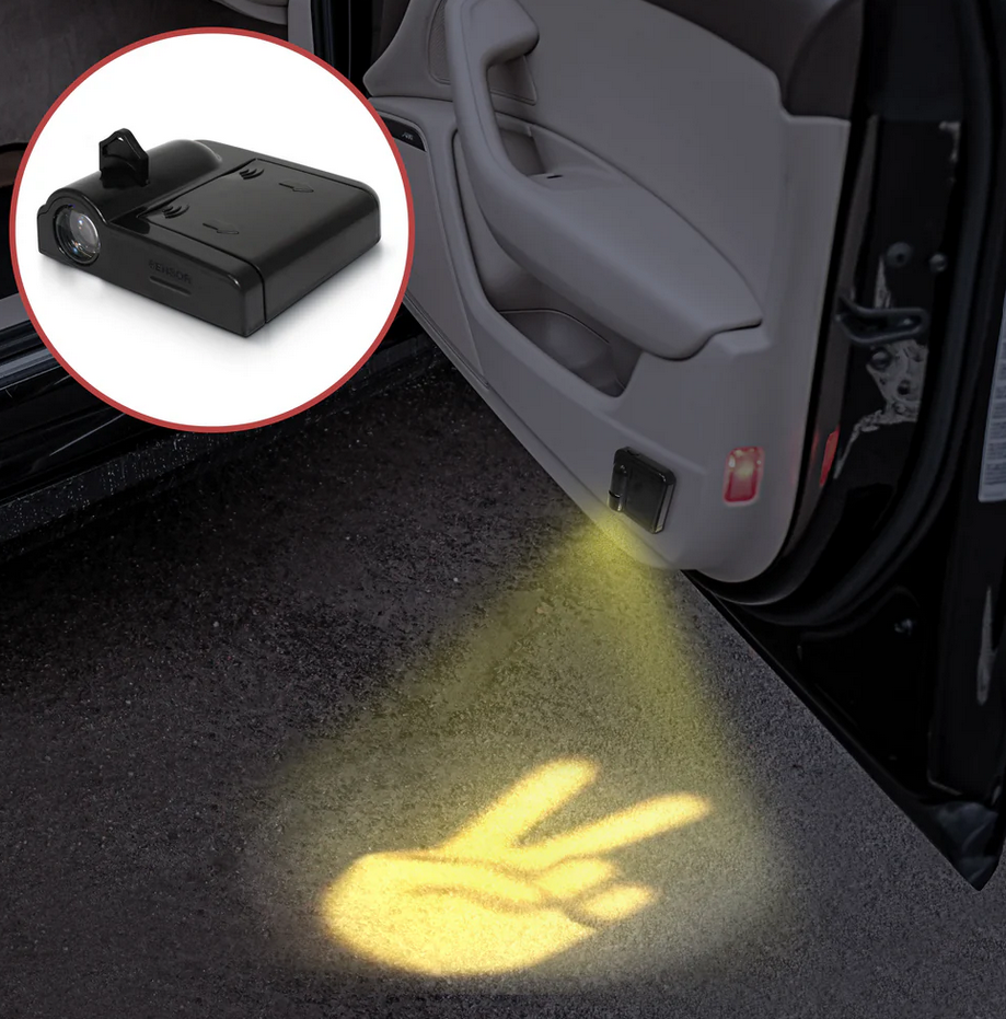 Aduro Universal Wireless Car Door LED Projector Lights - Gallery 5