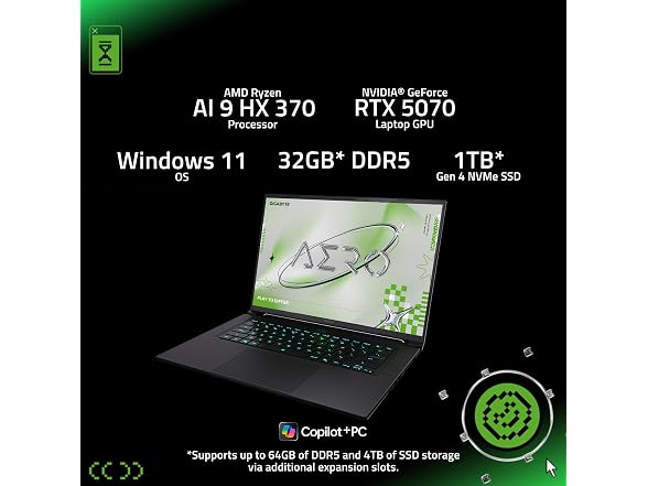 GIGABYTE X16 RTX 5070 Gaming Laptop
