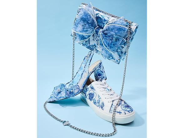 Betsey Johnson Pearl Trimmed Bow Bag