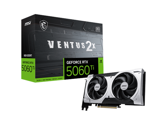 MSI GeForce RTX 5060 Ti 8G VENTUS 2X OC PLUS