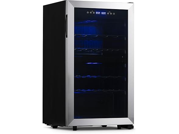 Newair Dual Zone Wine Fridge - 28 Bottles