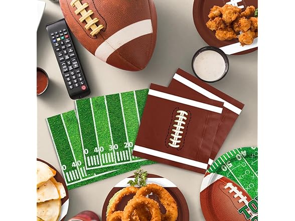 Football Party Supplies Decorations Set