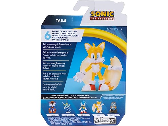 JAKKS Pacific Sonic The Hedgehog 2.5" Action Figures
