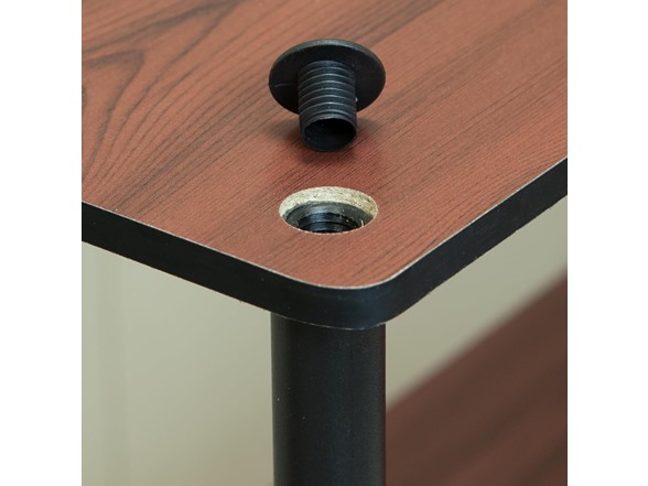 Furinno 3-Tier Turn-N-Tube Shelf Display