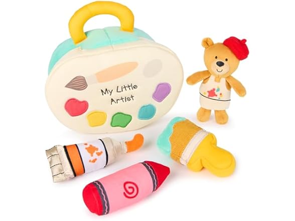 GUND Baby My Little Artist 5-Piece Plush Playset