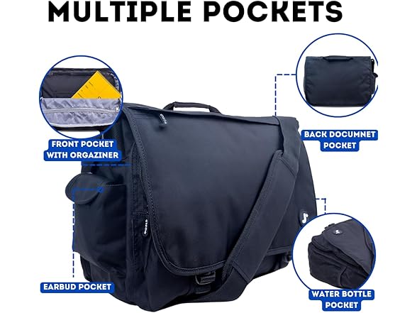 J World New York Thomas Laptop Messenger Bag