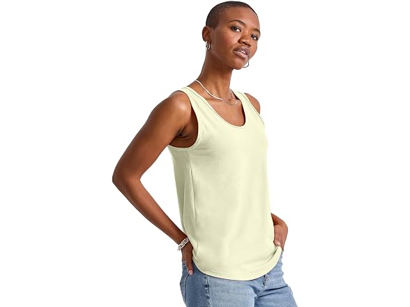 Hanes Women (XS) Originals Tank Top Solar Ice