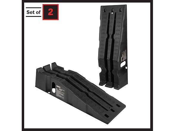Car Ramps 2-Pack - Heavy-Duty Car Lifts