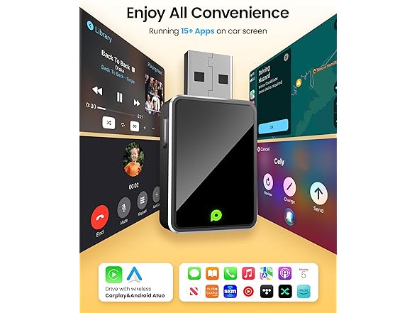 Wireless CarPlay Adapter | One Click